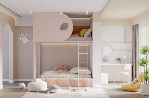 การเลือกสีผนัง สีสดใส